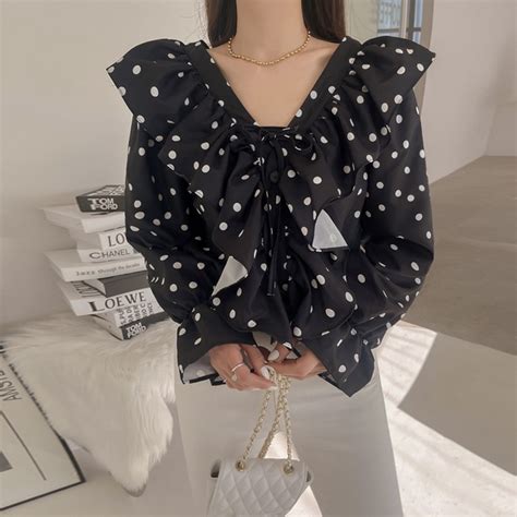 Self Tie Neck Crop Blouse DABAGIRL Your Style Maker Korean Fashions Clothes Bags