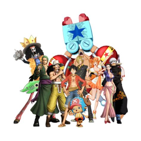One Piece Main Characters One Piece T Shirt Teepublic