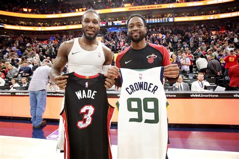 dwyane wade swaps jerseys with jae crowder gives kyle korver his sneakers after final game in