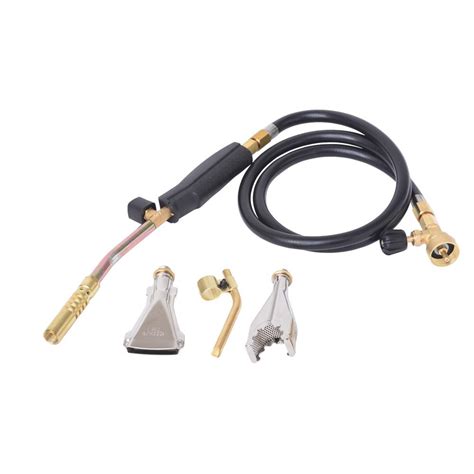 Flame King Propane Gas Torch Kit With 3 Burners For Melting And Brazing