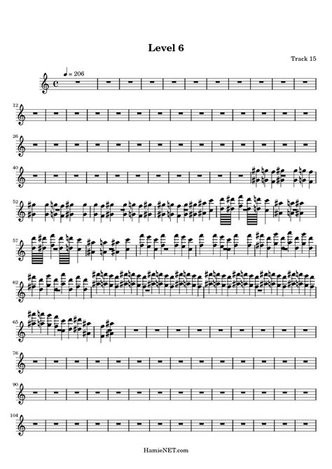 Level Sheet Music Level Score Hamienet Com