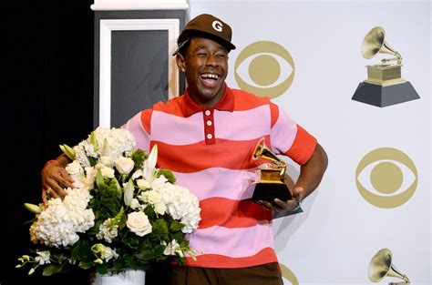 Tyler The Creator Wins Grammy For Best Rap Album Gives Speech On Hike