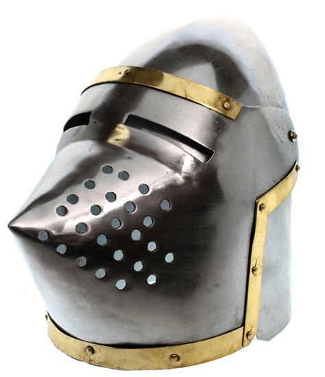 Knight Bascinet Helmet Costume Helm Medieval Armor