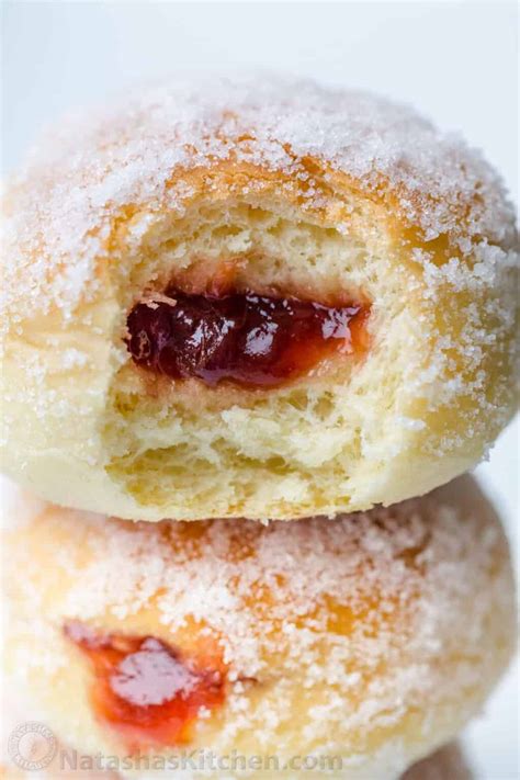Baked Donuts Filled With Jelly Video Natashaskitchen Com