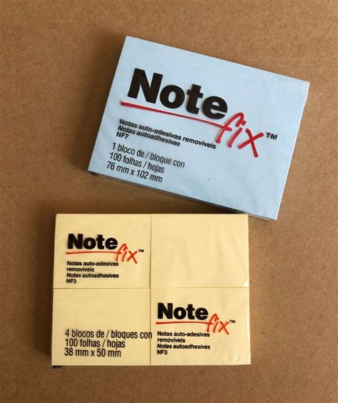 Kit De Post It Item De Papelaria Notefix Nunca Usado Enjoei