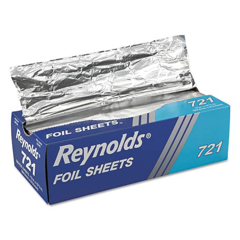 Pop Up Interfolded Aluminum Foil Sheets By Reynolds Wrap Rfp721bx