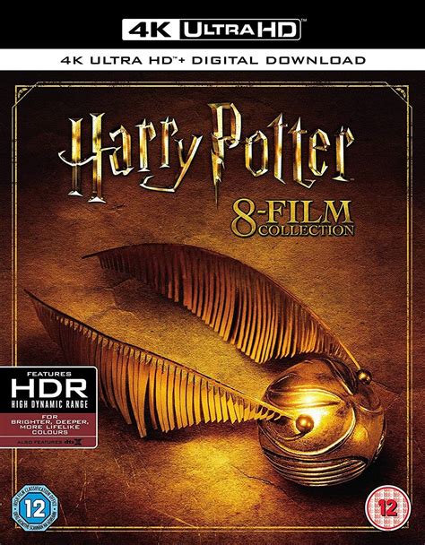 Harry Potter Complete 8 Film Collection 4k Uhd Blu Ray 2017