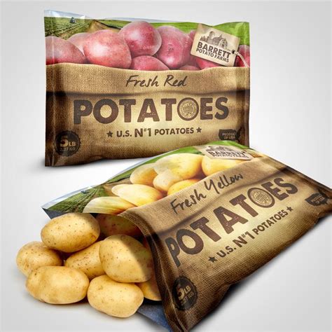 Barret Potato Farms Bags 99designs Chip Packaging Food Packaging