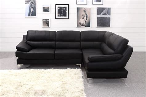 20 Choices Of Black Leather Corner Sofas Sofa Ideas