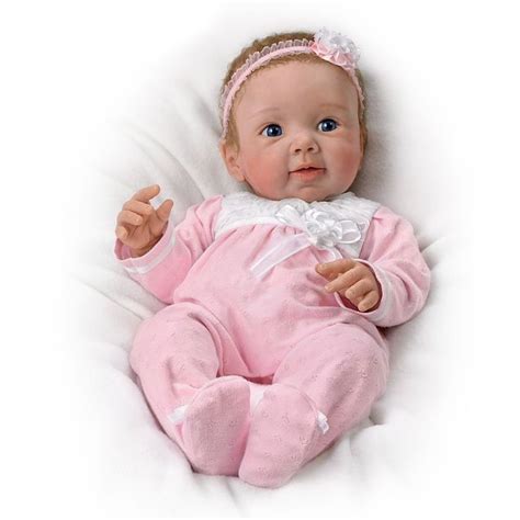 Adorable Addison Lifelike Poseable Baby Doll By The Ashton Drake