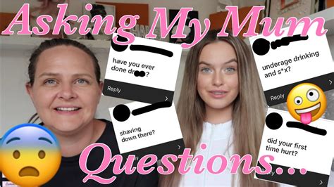 asking my mum questions you re too afraid to ask yours 😅💓 youtube