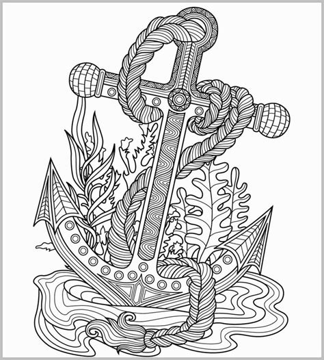 Anchor Coloring Page Anchor Coloring Page Best Anchors Coloring Pages