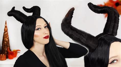 Diy Maleficent Hair Horns Youtube