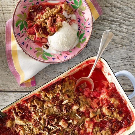 Rhubarb Raspberry Crumble Recipe Eatingwell
