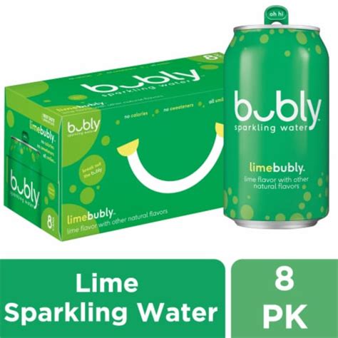Bubly Lime Flavored Sparkling Water Cans 8 Pk 12 Fl Oz Metro Market