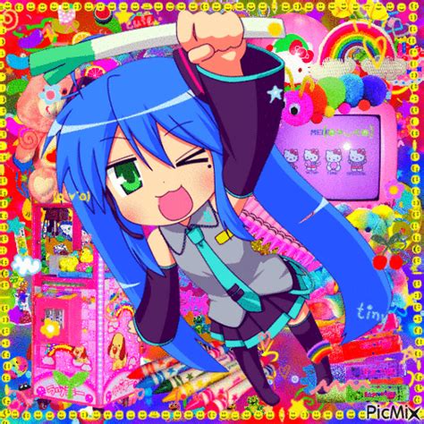 Konata Miku Kidcore Free Animated  Picmix