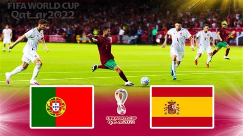 Pes 2021 Portugal Vs Spain Fifa World Cup 2022 Qatar Gameplay