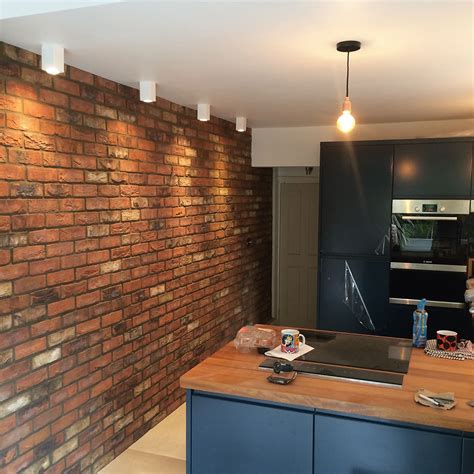 Kitchen Brick Wall Brick Tile Wall Kitchen Feature Wall Brick