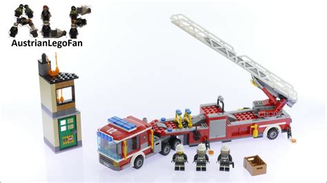 Lego City 60112 Fire Engine Lego Speed Build Review Youtube