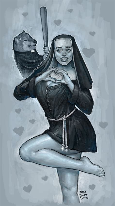 Nun Doodle By Justsomenoob Hentai Foundry
