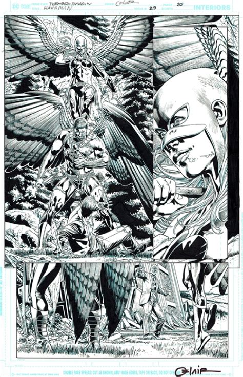 Hawkman 2018 29 Page 10 In Calvin Chans Interior Pages Comic Art