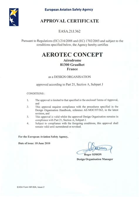 Part 21j Aerotec And Concept