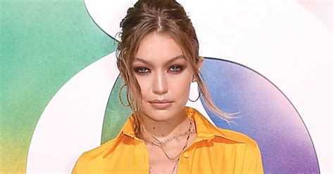 Gigi Hadid Shows Off Her Bare Baby Bump For The First Time On Social