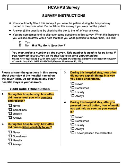 Solved Using The Hcaphs Patient Satisfaction Survey