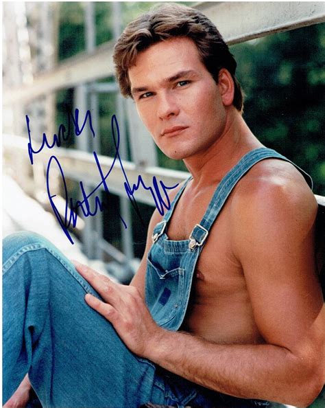 After early films like the outsiders, he enjoyed a breakout. Patrick Swayze - Autographs - Robert Saunders