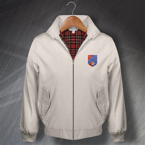 Retro Hoops Classic Harrington Jacket With Embroidered 1953 Badge