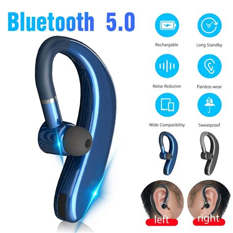 Bluetooth Headset Tsv Wireless Earpiece Bluetooth 5 0 For Cell Phones In Ear Piece Hands Free