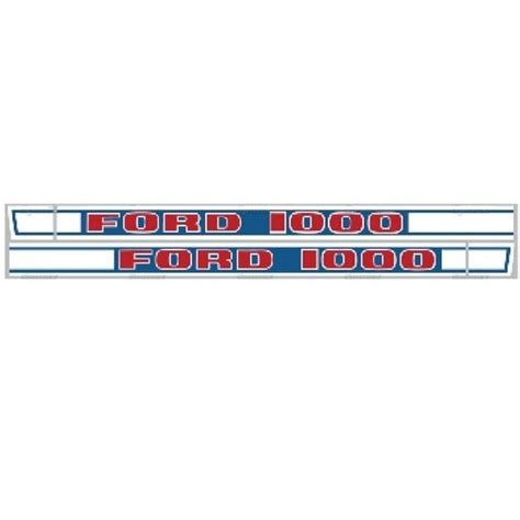 Ford Tractor Decal Decals For Tractors Broken Tractor