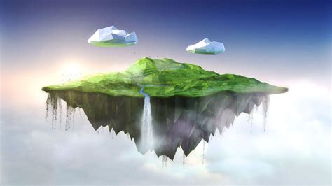 Floating Island Wallpapers Wallpaper Cave