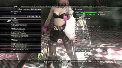 Lightning Returns Final Fantasy XIII Lilitu Outfit Garb ENGLISH