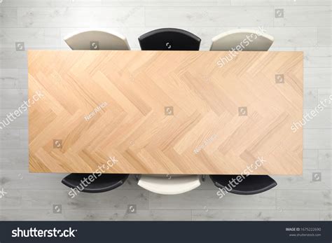 Modern Office Table Chairs Top View Stock Photo 1675222690 Shutterstock