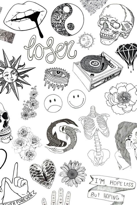 Inspiration Tattoo Flash Art Doodle Tattoo Drawings