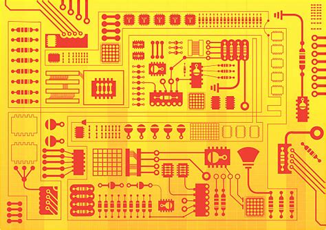 Circuit Blueprint Illustrations Royalty Free Vector Graphics And Clip