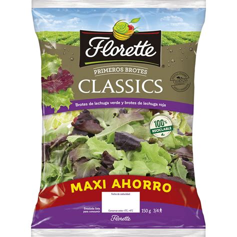 Buy Classic Baby Leaves Salad Economy Pack Bag 150 G · Florette