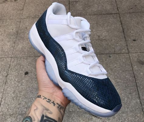 Air Jordan 11 Low Blue Snakeskin 2019 Dropping In April