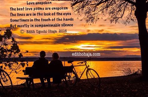 Love Unspoken Poem Edith Ohaja