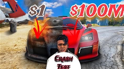 1 Vs 100000000 Car Crash Challenge Youtube