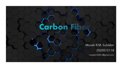 Ppt Carbon Fiber Powerpoint Presentation Free Download Id11853980