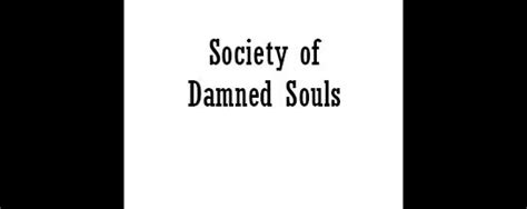 Society Of Damned Souls Freethought Trail New York