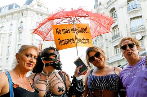 Spanish Sex Workers Fight Push Against Prostitution Taipei Times