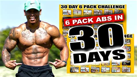 Get Abs In 30 Days 6 Pack Workout Challenge Youtube