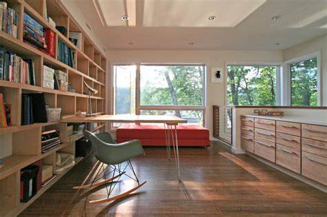 Lake Iosco House Interior Modern Home Office Other Metro By