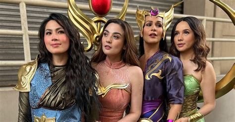 Look Og Encantadia Sanggres Reunite On Its Showtime When In Manila