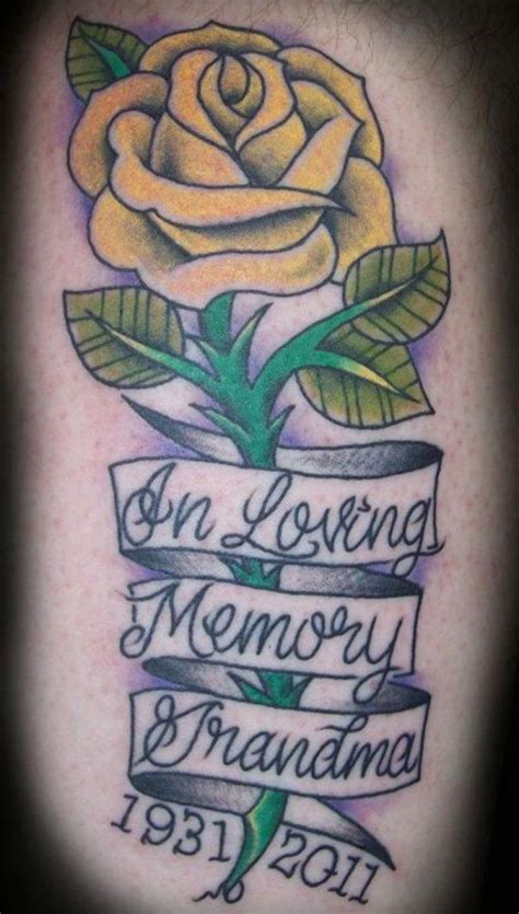 20 meaningful rip grandma remembrance tattoo ideas for you