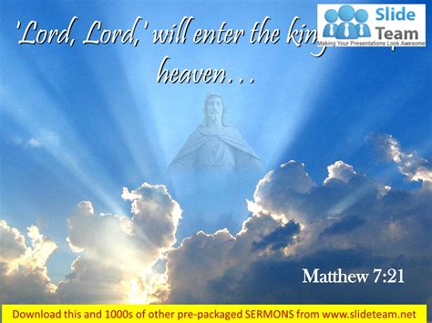 0514 Matthew 721 The Kingdom Of Heaven Power Point Church Sermon