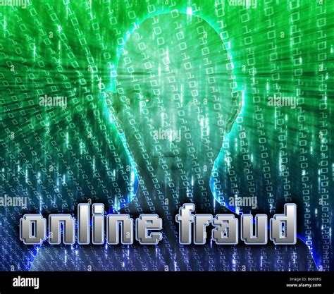 Cyber Crime Online Fraud Identity Theft Illustration Stock Photo Alamy